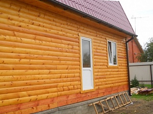 Дом из профилированного бруса 8,5х9м в Домодедово 10 октября 2019 года