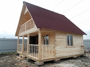 Жилой дом из бруса по проекту "Будимир"
